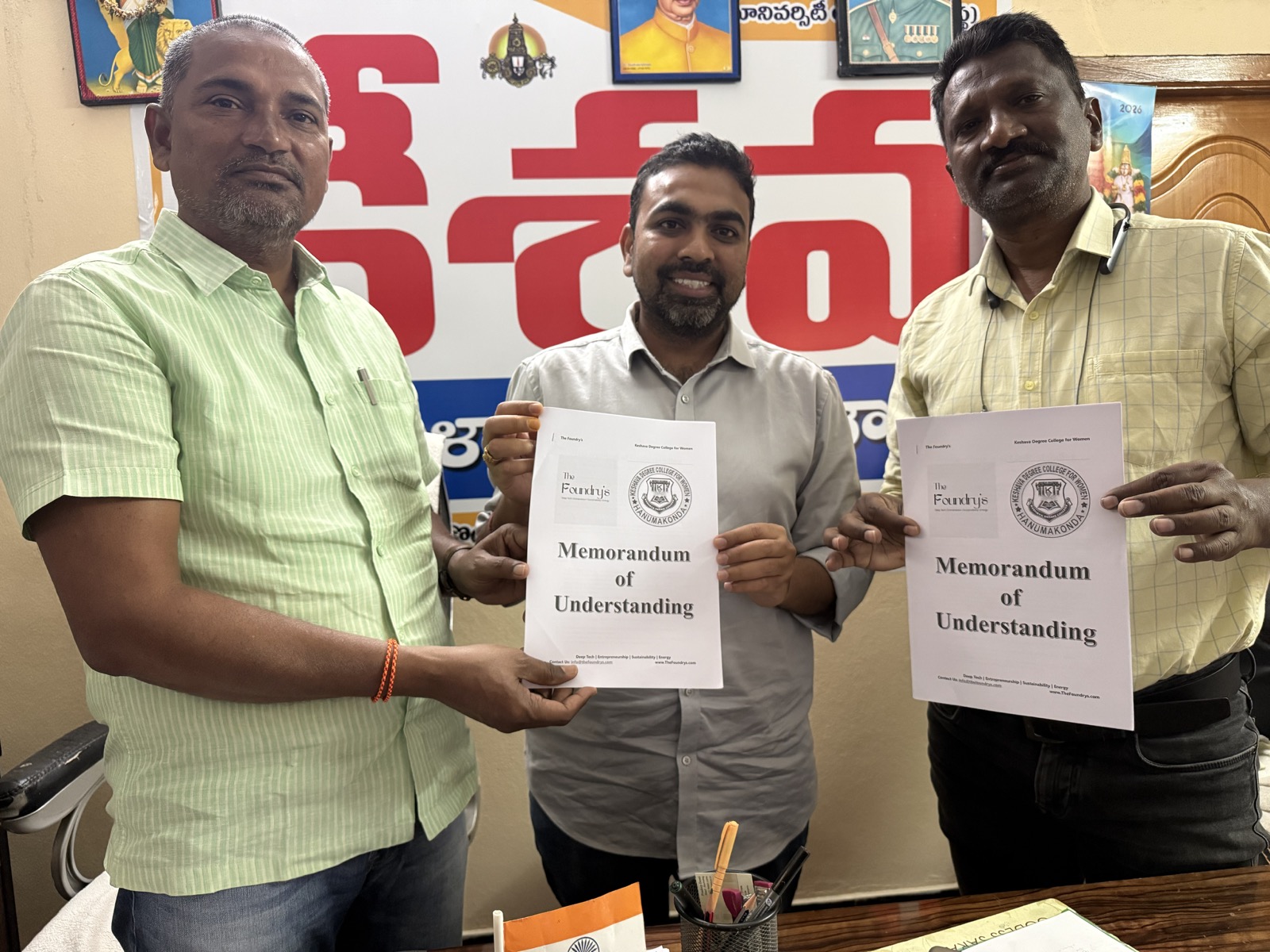 The Foundrys Partnered with Keshava Degree College for Women